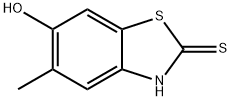 6-Benzothiazolol,2-mercapto-5-methyl-(7CI) Struktur