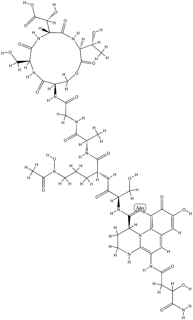 pseudobactin 7SR1 Struktur