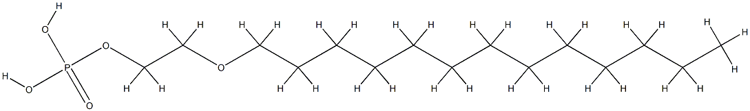 TRIDECETH-10 PHOSPHATE Struktur