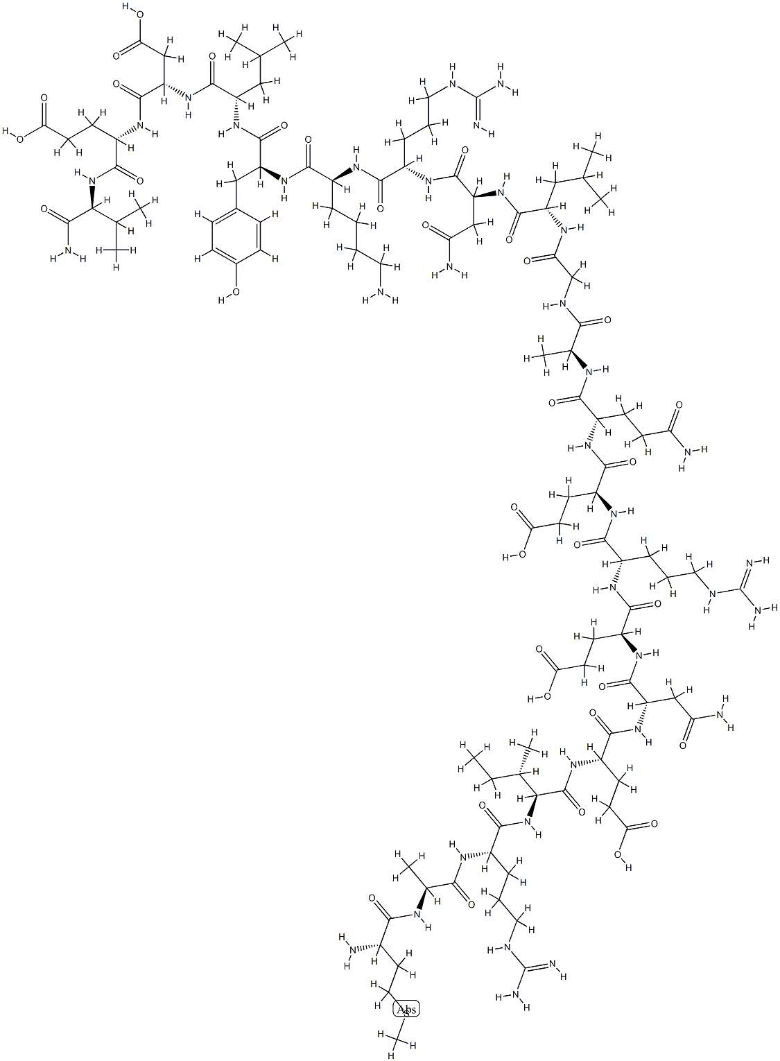 urotensin I Struktur