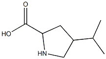 Proline, 4-isopropyl- (6CI,7CI) Struktur