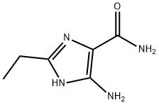 1H-Imidazole-4-carboxamide,5-amino-2-ethyl-(9CI) Struktur