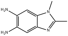 1H-Benzimidazole-5,6-diamine,1,2-dimethyl-(9CI) Struktur