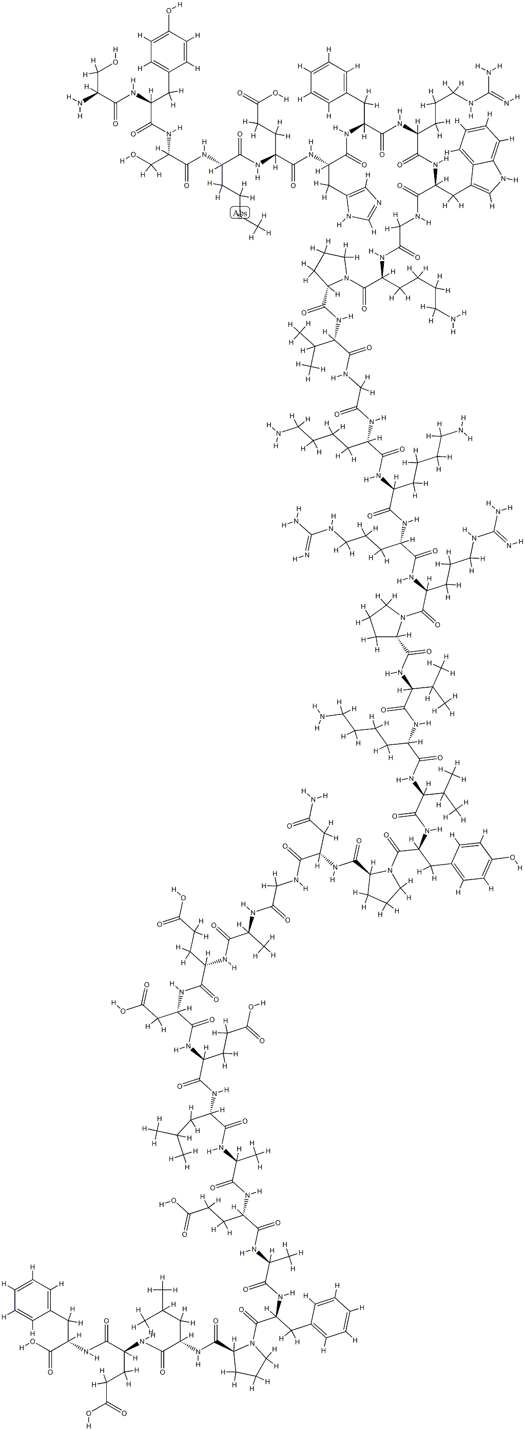 Adrenocorticotropic hormone  Struktur