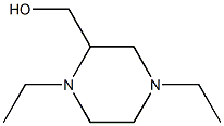 2-Piperazinemethanol,1,4-diethyl-(7CI,9CI) Struktur