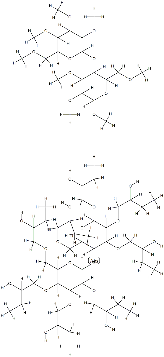 HYDROXYBUTYLMETHYLCELLULOSE Struktur