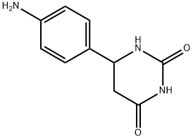 6-(4-aminophenyl)dihydro-2,4(1H,3H)-pyrimidinedione Struktur