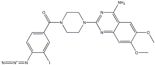 azidoprazosin Struktur