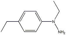 1-(1-(4-ethylphenyl)ethyl)hydrazine Struktur