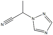 1H-1,2,4-Triazole-1-acetonitrile,-alpha--methyl-(9CI) Struktur