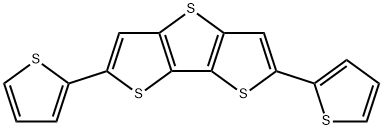 2,6-Dithiophen-2-yl-dithieno[3,2-b;2,6-Di(thiophen-2-yl)dithieno[3,2-b:2',3'-d]thiophene Struktur