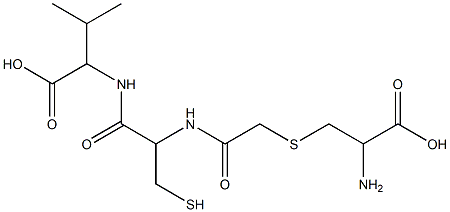 delta-carboxymethylcysteinyl-cysteinyl-valine Struktur