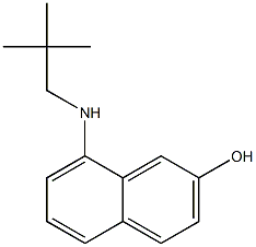 8-(neopentylamino)naphthalen-2-o1 Struktur