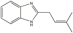 1H-Benzimidazole,2-(3-methyl-2-butenyl)-(9CI) Struktur