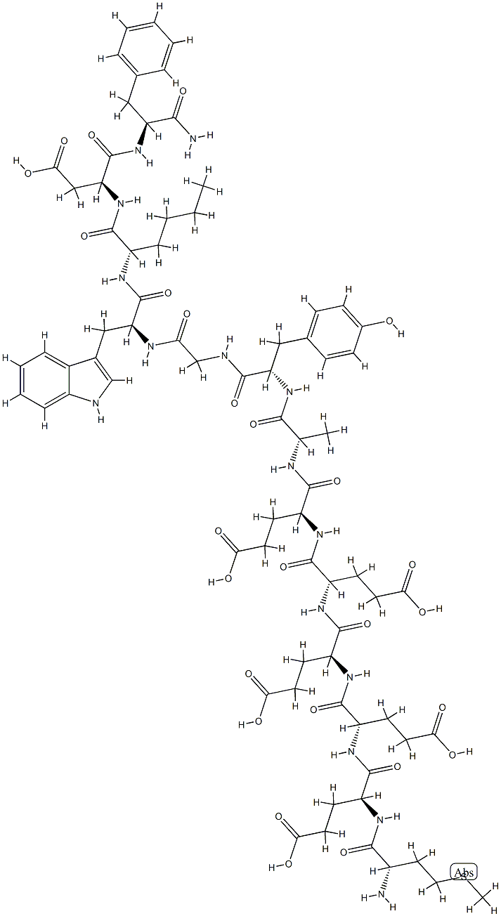 minigastrin, des-Trp(1)-Nle(12)- Struktur