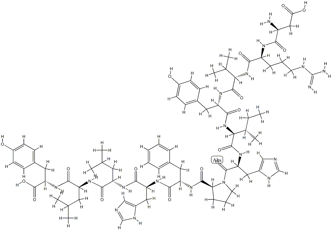 ANGIOTENSINOGEN (1-12) (MOUSE, RAT) Struktur