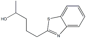 2-Benzothiazolebutanol,alpha-methyl-(7CI) Struktur