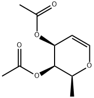 3,4-DI-O-ACETYL-2,6-ANHYDRO-1,5-DIDEOXY-L-ARABINO-HEX-5-ENITOL Struktur