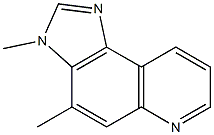 3H-Imidazo[4,5-f]quinoline,3,4-dimethyl-(9CI) Struktur