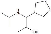 Cyclopentaneethanol, -ba--(isopropylamino)--alpha--methyl- (7CI) Struktur