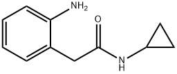 2-(2-aminophenyl)-N-cyclopropylacetamide Struktur