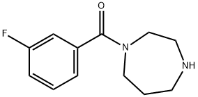 1-(3-FLUOROBENZOYL)-1,4-DIAZEPANE Struktur