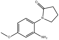 1-(2-amino-4-methoxyphenyl)pyrrolidin-2-one Struktur