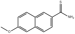 6-methoxynaphthalene-2-carbothioamide Struktur