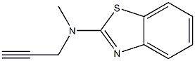 2-Benzothiazolamine,N-methyl-N-2-propynyl-(9CI) Struktur