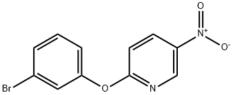 2-(3-bromophenoxy)-5-nitropyridine Struktur