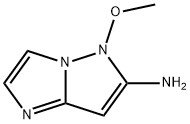 5H-Imidazo[1,2-b]pyrazol-6-amine,  5-methoxy- Struktur