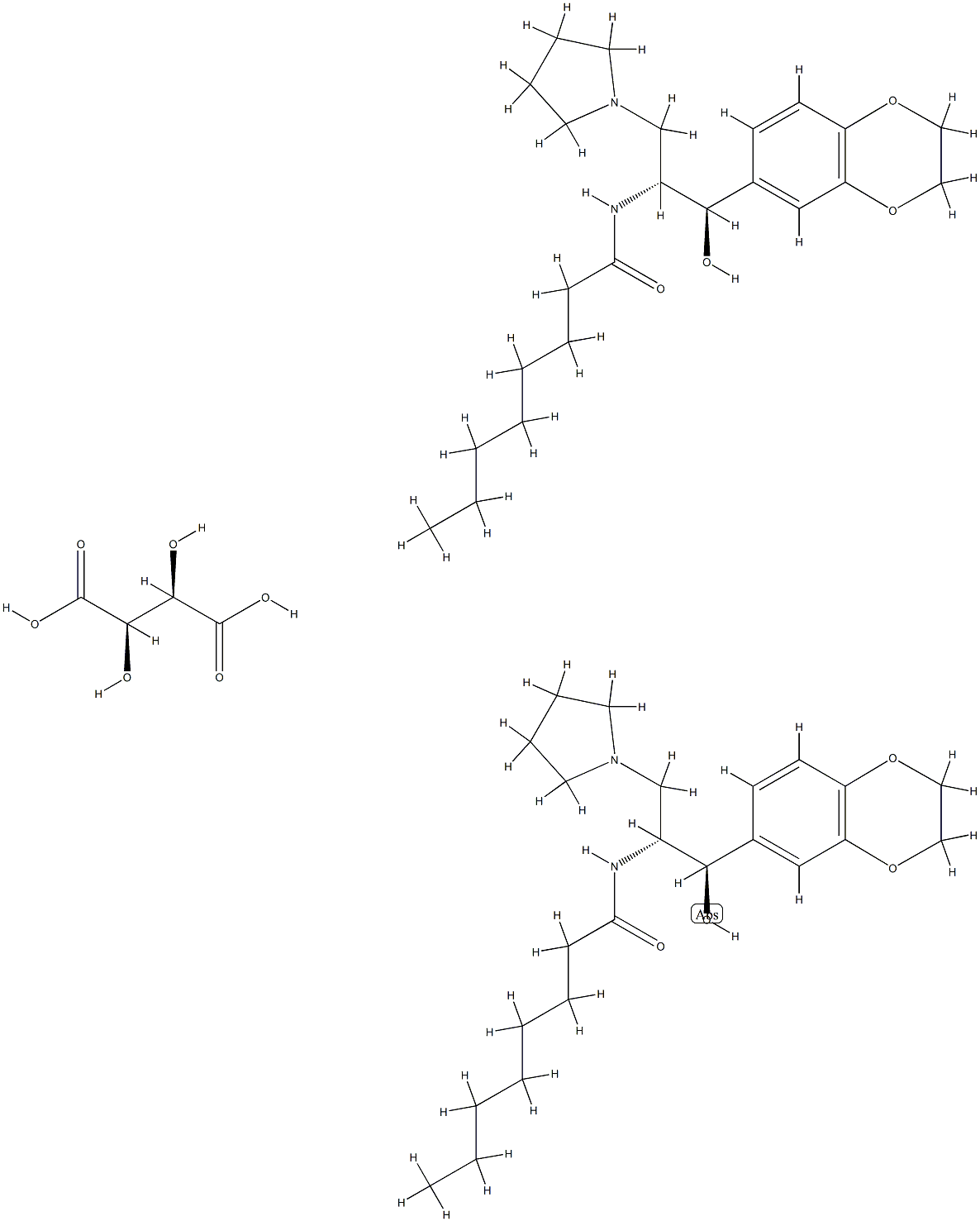 Eliglustat (Tartrate) Structure