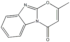 4H-[1,3]Oxazino[3,2-a]benzimidazol-4-one,2-methyl-(9CI) Struktur