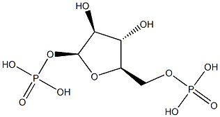 arabinose 1,5-diphosphate Struktur