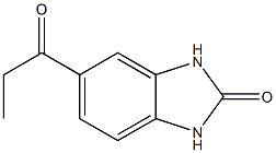 2H-Benzimidazol-2-one,1,3-dihydro-5-(1-oxopropyl)-(9CI) Struktur