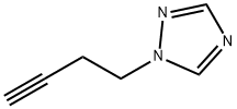 1-(but-3-ynyl)-1H-1,2,4-triazole Struktur