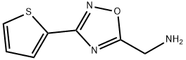 [3-(thiophen-2-yl)-1,2,4-oxadiazol-5-yl]methanamine Struktur