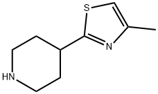 4-(4-METHYL-1,3-THIAZOL-2-YL)PIPERIDINE Struktur