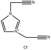 1,3-Bis(cyanomethyl)imidazolium  chloride Struktur