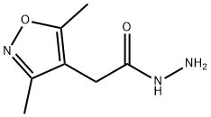 2-(3,5-dimethyl-4-isoxazolyl)acetohydrazide(SALTDATA: HCl) Struktur