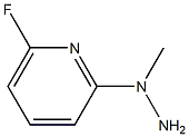 1-(6-fluoropyridin-2-yl)-1-methylhydrazine Struktur