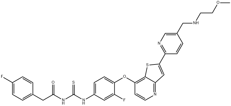 Glesatinib Struktur