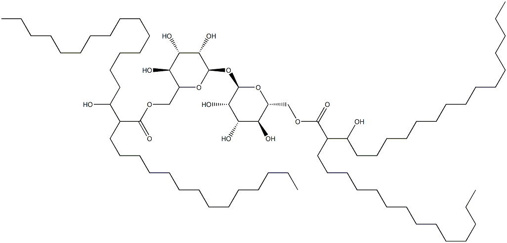 6,6'-di-O-corynomycoloyl-alpha-mannopyranosyl-alpha-mannopyranoside Struktur