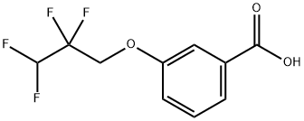 3-(2,2,3,3-tetrafluoropropoxy)benzoic acid Struktur