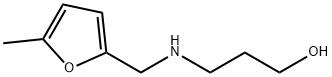 3-{[(5-methylfuran-2-yl)methyl]amino}propan-1-ol Struktur