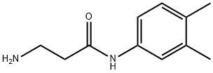 N~1~-(3,4-dimethylphenyl)-beta-alaninamide(SALTDATA: HCl) Struktur