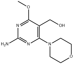 (2-AMINO-4-METHOXY-6-MORPHOLIN-4-YLPYRIMIDIN-5-YL)METHANOL Struktur