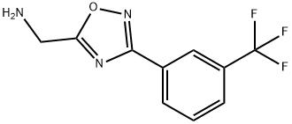 {3-[3-(trifluoromethyl)phenyl]-1,2,4-oxadiazol-5-yl}methanamine Struktur