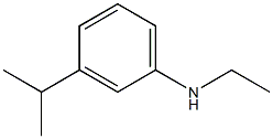 N-ethyl-3-(propan-2-yl)aniline Struktur