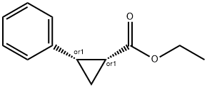 (1R,2S)-REL-2-苯基環(huán)丙烷甲酸乙酯 結(jié)構(gòu)式